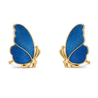 Azurewing Butterfly Stud Earrings — view 2