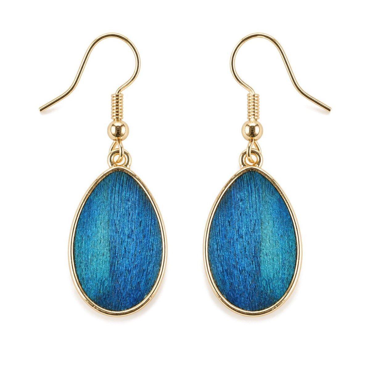 Cerulean Dew Drop Earrings — view 4