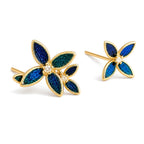 Azure Blossom Stud Earrings — view 1