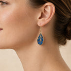 Luminous Leaf Drop Earrings — view 1